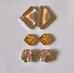 【ポストセットC】ハンドメイドピアス まとめ売り