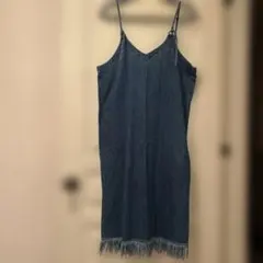 LEPSIM デニムキャミワンピース M