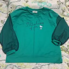スヌーピー　トレーナー薄手　美品