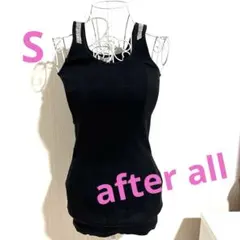スパンコールストラップ タンクトップ ブラック ワールドのサムネイル