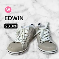 EDWIN ハイカットスニーカー 23.0cm ブラウン レディース カジュアルのサムネイル