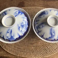 未使用 有田焼 蓋付き中鉢 2個 煮物椀 テーブルコーディネート