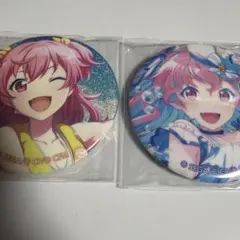 23a 24a グリッター缶バッジ　桃井愛莉
