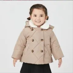 100cmプティマイン バックフリル中綿ジャケット