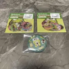 【美品/即購入○】サンリオ　Sanrio けろけろけろっぴ　シール2つ　缶バッジ