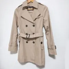 美品 Reflect トレンチコート ベージュ 9号 ミドル丈 スプリングコート