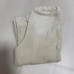 女の子/GU/あたたかいズボン/クリーム色/膝にシミあり