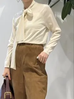 Ballsey ♪ スーパーエクストラファインウール ボウタイプルオーバー