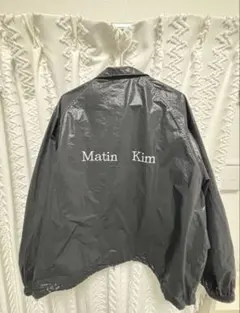 MATIN KIM ナイロン　ブルゾン ジャケット　Sサイズ　BLACK 中古・古着通販】Matin Kim (マーティン・キム) ナイロンジャケット