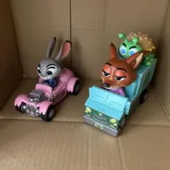 ズートピア2 プルバックカー セット ニック ジュディ
