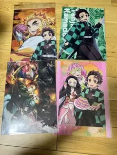 鬼滅の刃 A4クリアファイル 4枚セット