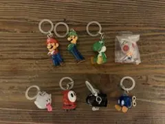 スーパーマリオ　めじるしアクセサリー　全8種コンプリート