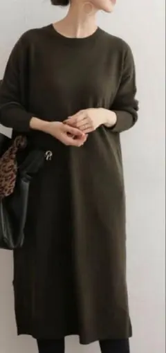 アーバンリサーチドアーズ　ウールワイドニットワンピース