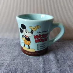 ミッキーマウス マグカップ コーヒーカップ 水色 ディズニー コップ