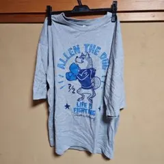 ALLEN THE DOG プリントTシャツ グレー 4L