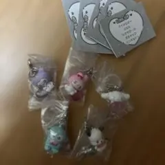 サンリオ　エモきゅん　めじるしアクセサリー　パステルカラーver. コンプリート
