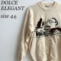 DOLCE ELEGANT デザインセーター ニット 日本製 46のサムネイル