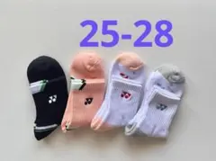 新品 YONEX ヨネックス　刺繍口ゴ　スポーツ　ソックス　4点 25-28cmのサムネイル