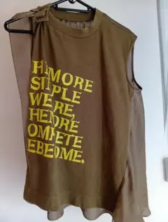 sacai　ノースリーブ　size２のサムネイル