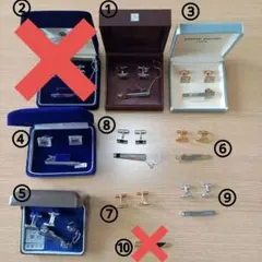年代物 ネクタイピン カフスボタン お洒落 まとめ売り
