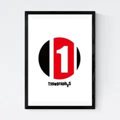 【新品A4】TYPOGRAPHYS アートポスター（A4サイズ）#4581のサムネイル