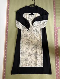 vivienne tam多様な模様の長袖ひざ丈ワンピース vivienne tam多様な模様の長袖ひざ丈ワンピース