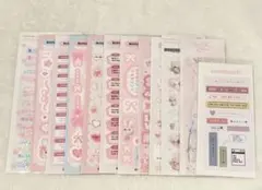 韓国作家 ステッカー シール デコ ピンクMering