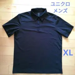 ユニクロ　メンズ　　エアリズム　半袖　XL　ネイビー