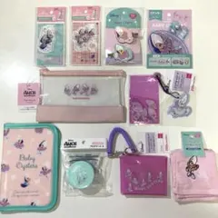 ヤングオイスター グッズまとめ売り シール 前髪クリップ ポーチ ダイソーセリア