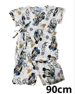 ミッキーマウス 甚平風ベビー服(~95cm)
