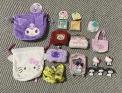 サンリオキャラクターズ　キーホルダー　チャーム　リストバンド　プライズセット