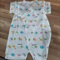 半額☆新品未使用動物柄ロンパース Sサイズ 60-70cm