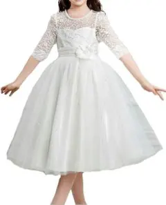 【ハニー ベービー】子供ドレス  レースワンピース チュール 発表会