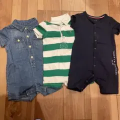 ロンパース　babygap  ラルフローレン　トミーヒルフィガー　３点セット
