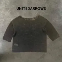 UNITED ARROWSサマーニット　半袖　ブラックのサムネイル