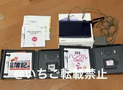 任天堂　D S Life ネイビー本体　ソフト簿記、ハングル　勉強　取説付き