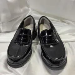 fitfit フィットフィット エナメルローファー 厚底 黒 23.0cmのサムネイル