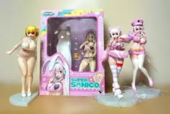 すーぱーそに子 歯みがき レースクイーン ぽちゃ子 スペースポリス フィギュア