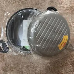 新品　鋳鉄製 天ぷら鍋 20cm フタ付きのサムネイル