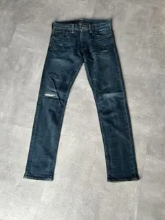 【ポロラルフローレン】　ダメージジーンズ　デニム　メンズ