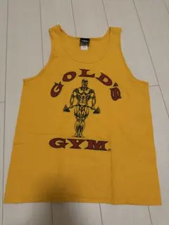 GOLD'S GYM イエロー タンクトップ M