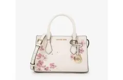 【限定完売商品】新品　マイケルコース 桜　ピンク花柄レザーショルダーバッグ