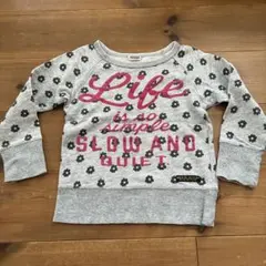 花柄トレーナー 110サイズ　F.O.KIDS