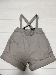 MARLMARL shorts サスペンダー パンツ サロペット shorts 5 grey | ギフト・スタイ・出産祝いのMARLMARL（マールマール）