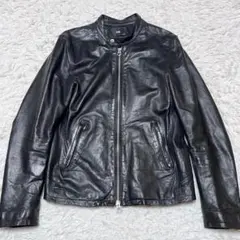 [極美品] HARE シングルライダースジャケット レザージャケット Sサイズ HAREシングルライダースジャケット HARE シングルライダースジャケット 黒