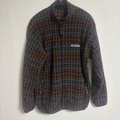WILDTHINGS チェック柄フリースジャケット