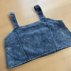 デニム キャミソール ブルー ケミカルウォッシュのサムネイル