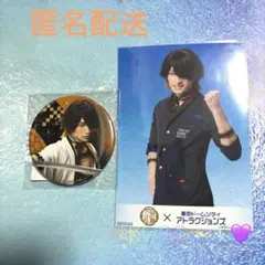 刀ミュ　乱舞博覧会　缶バッチ　TDC フード特典　ブロマイド　長曽祢虎徹