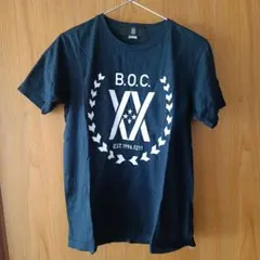 バンプオブチキン20周年 B.O.C. ネイビー コットンTシャツ