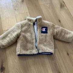 Champion フリースアウター 90サイズ ベージュ